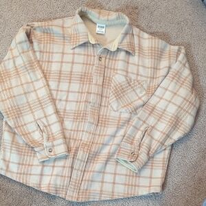 Plaid Button-Up Shirt